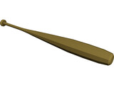 Baseball Bat 3D Model preview