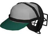 Baseball Catcher Mask 3D Model preview
