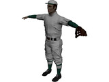 Baseball Player [+Glove] 3D Model preview