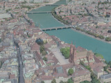 Basel City, Switzerland (2020) 3D Model