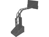 Basketball Stand 3D Model preview