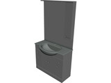 Bath Furniture 3D Model preview