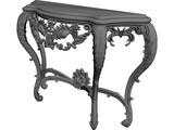 Bathroom Table 3D Model preview