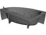 Bathtub 3D Model preview