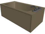 Bathtub 3D Model preview