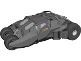 Batman Tumbler Car 3D Model preview