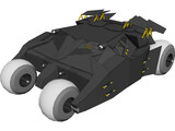 Batman Tumbler Car 3D Model preview