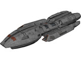 Battlestar Aries 3D Model preview