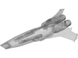 Battlestar Galactica Viper Mark II 3D Model