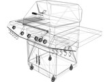 BBQ Grill 3D Model