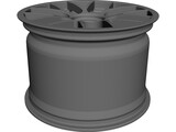 BBS RE Forged Aluminum Centerlock Race Wheel 3D Model preview
