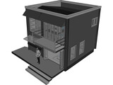 Beach House 3D Model preview