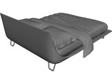 Bed 3D Model preview