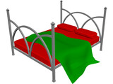 Bed 3D Model preview