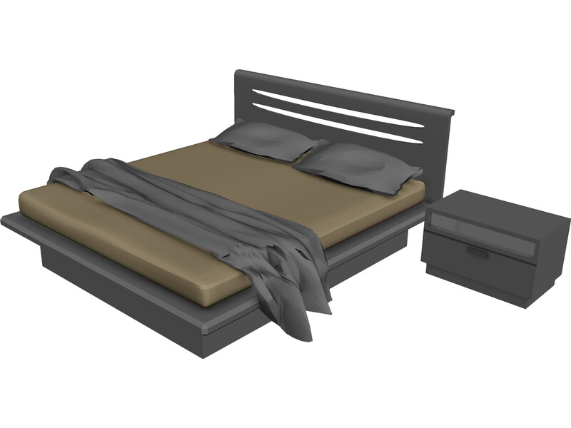 Bed Antanta 3D Model