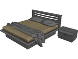 Bed Antanta 3D Model preview