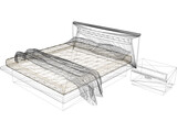 Bed Antanta 3D Model