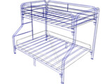 Bed Bunk 3D Model