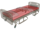 Bed Hospital 3D Model