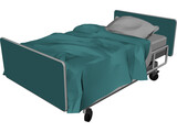 Bed Hospital 3D Model preview