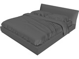 Bed with Sailor Trim 3D Model