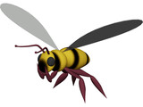 Bee 3D Model preview