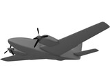 Beechcraft Baron 58 3D Model