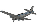 Beechcraft Baron B58 3D Model