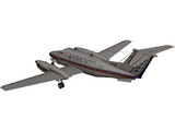Beechcraft King Air B200C 3D Model preview
