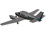 Beechcraft King Air C90B 3D Model preview