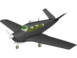Beechcraft V35 Bonanza 3D Model preview
