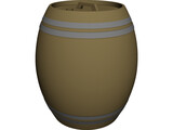 Beer Barrel Dispencer 3D Model preview