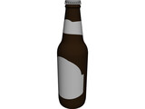 Beer Bottle 3D Model preview
