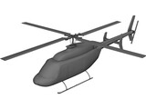 Bell 206 JetRanger 3D Model preview