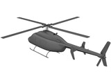 Bell 206 JetRanger 3D Model