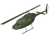 Bell 206 JetRanger [+Interior] 3D Model preview