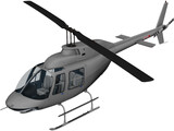 Bell 206 3D Model preview