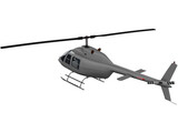 Bell 206 3D Model