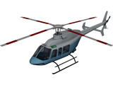 Bell 407 3D Model preview