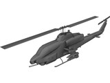 Bell AH-1 Cobra 3D Model preview