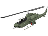 Bell AH-1W SuperCobra 3D Model preview