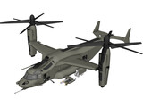 Bell-Boeing V-22 Osprey 3D Model preview
