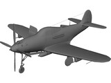 Bell P-39 Airacobra 3D Model preview