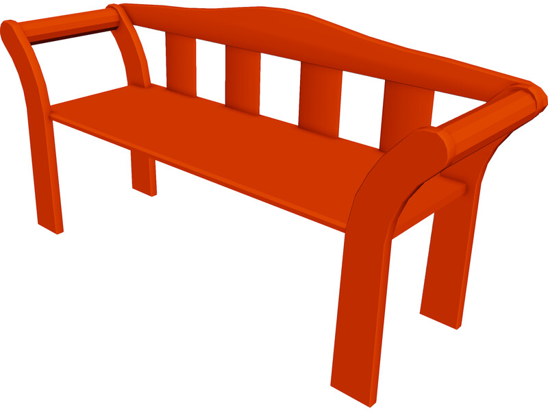 Bench 3D Model