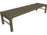 Bench 3D Model preview