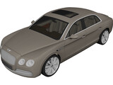 Bentley Continental Flying Spur (2014) 3D Model preview