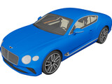 Bentley Continental GT (2018) 3D Model preview