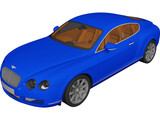 Bentley Continental GT 3D Model preview
