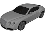 Bentley Continental GT Coupe 3D Model preview