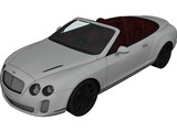Bentley Continental GT Supersports Convertible (2011) 3D Model preview